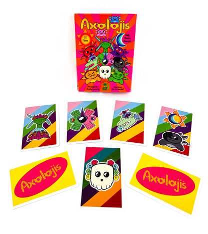 AXOLOJIS, Juego de cartas. ¡Haz match y sé el primero en deshacerte de tus AXOLOJIS!