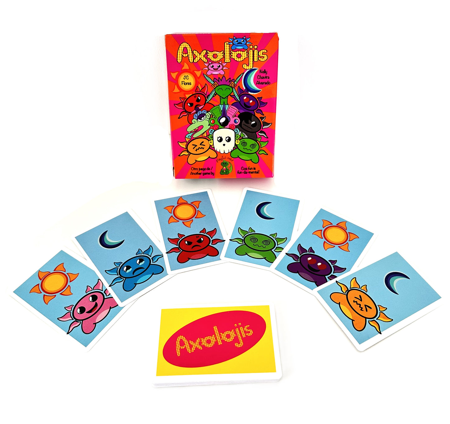 AXOLOJIS, Juego de cartas. ¡Haz match y sé el primero en deshacerte de tus AXOLOJIS!